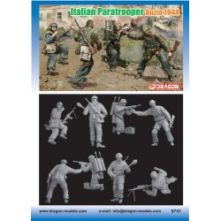 DRAGON ITALIAN PARATROOPERS ANZIO 1944 KIT 1:35 MODELLINO KIT FIGURE MILITARI DR