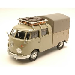 MOTORMAX VW TYPE 2 (T1) 1965 PICK UP CLOSED WITH ROOF RACK BEIGE 1:24 MODELLINO