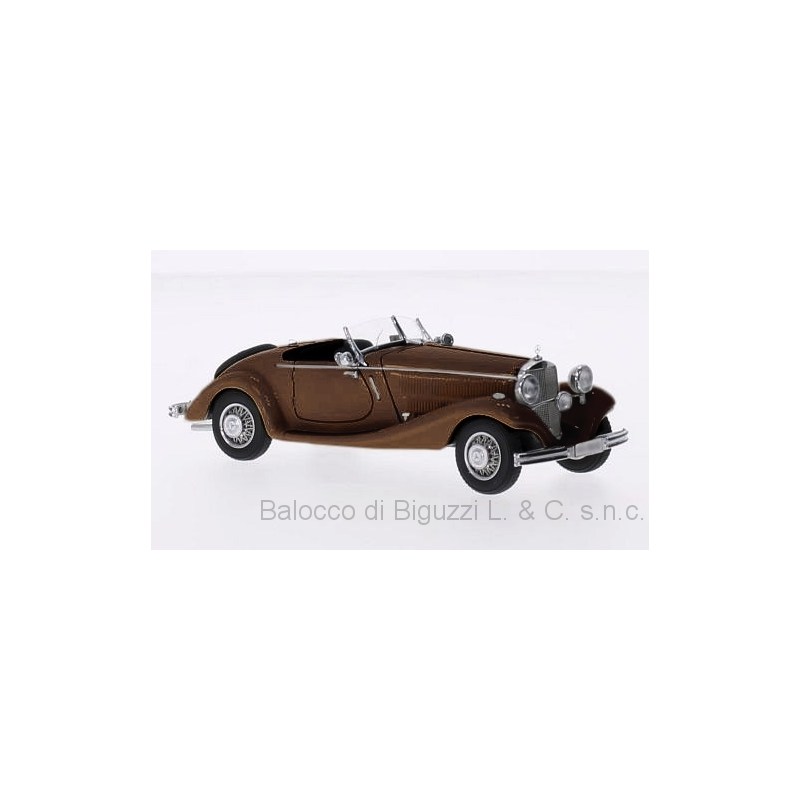 NEO SCALE MODELS MERCEDES 290 ROADMASTER W18 1937 DARK BROWN 1:43 MODELLINO AUTO