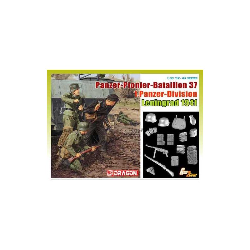 DRAGON PANZER - PIONIER BATAILLON 37 KIT 1:35 MODELLINO KIT FIGURE MILITARI DRAG