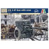 ITALERI RUSSIAN ZIS 3 AT GUN WITH SERV.1:72 MODELLINO KIT FIGURE MILITARI ITALER