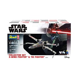 REVELL STAR WARS COLLECTOR SET X-WING FIGHTER & TIE FIGHTER KIT 1:57 - 1:65 MODE