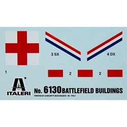 ITALERI BATTLEFIELD BUILDINGS KIT 1:72 MODELLINO KIT FIGURE MILITARI ITALERI SCA