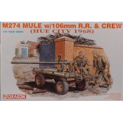 DRAGON M 274 MULE W/RIFLE CREW KIT 1:35 MODELLINO KIT FIGURE MILITARI DRAGON SCA