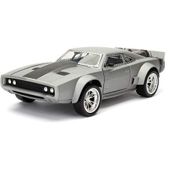 JADA TOYS DOM'S ICE DODGE CHARGER R/T FAST & FURIOUS GREY 1:24 MODELLINO MODELLI