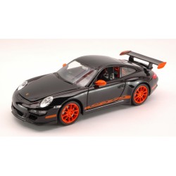 WELLY PORSCHE 911 (997) GT 3 RS 2006 BLACK 1:24 MODELLINO AUTO STRADALI WELLY SC