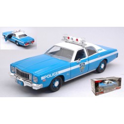 GREENLIGHT PLYMOUTH FURY 1975 NEW YORK CITY POLICE DEPARTMENT 1:24 MODELLINO FOR