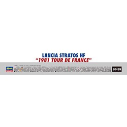 HASEGAWA LANCIA STRATOS HF TOUR DE FRANCE 1981 KIT 1:24 MODELLINO KIT AUTO HASEG