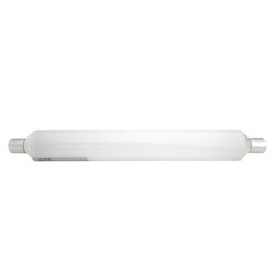 Lampada Led S19 Tubolare Lineare Bianco Caldo 6W 310mm 220V PC Opalino RS1906C
