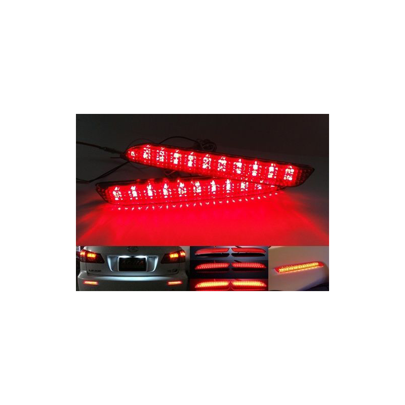 Kit 2 Fanali Posteriori A Led Rosso Lexus IS F GX470 RX300 Toyota Harrie LY0101