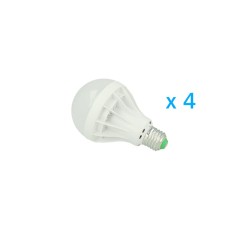4 PZ Lampade LED E27 Globo Opaca Sfera G85 15W Diametro 85mm Bianco Cald AA8700