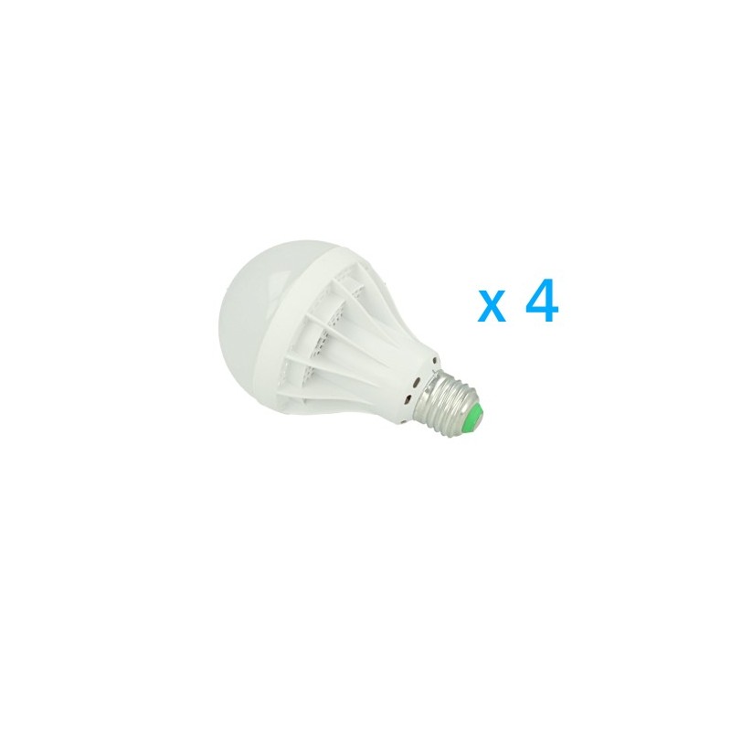 4 PZ Lampade LED E27 Globo Opaca Sfera G80 12W Diametro 80mm Bianco Fred AA8500
