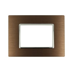 SANDASDON Placca Luxury 3M In Metallo Satinato Colore Brown Marrone SD21003-9MT