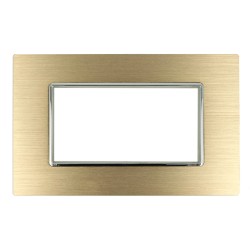 SANDASDON Placca Luxury 4M In Metallo Satinato Colore Oro Compatib SD21004-12MT