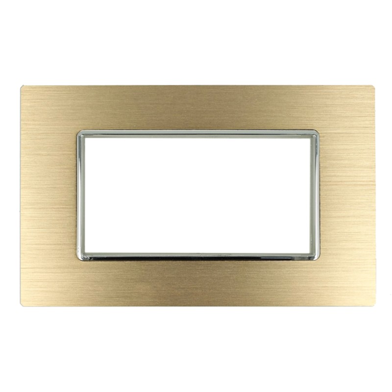 SANDASDON Placca Luxury 4M In Metallo Satinato Colore Oro Compatib SD21004-12MT