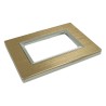 SANDASDON Placca Reflex 3M In Metallo Satinato Colore Oro Compatib SD88003-12MT