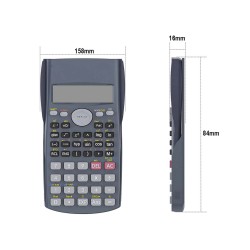Calcolatrice Scentifica 158X84X16mm 12 Cifre Per Studenti Uffici Scuol AB069502