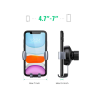 Porta Cellulare Supporto Smartphone per Auto Universale Colore Nero Ro AC880248