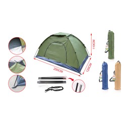 Tenda Campeggio 200X120X110cm Colore Assortito AG364621